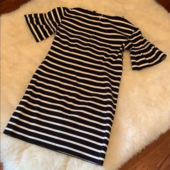 J. Crew black and white stripe dress 🖤🖤 - Picture 7 of 8